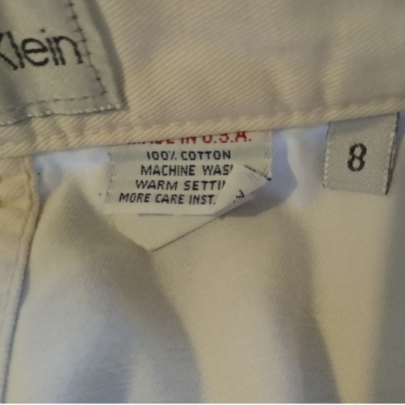 Vtg CK Pale Pink Denim Skirt - Picture 15 of 16